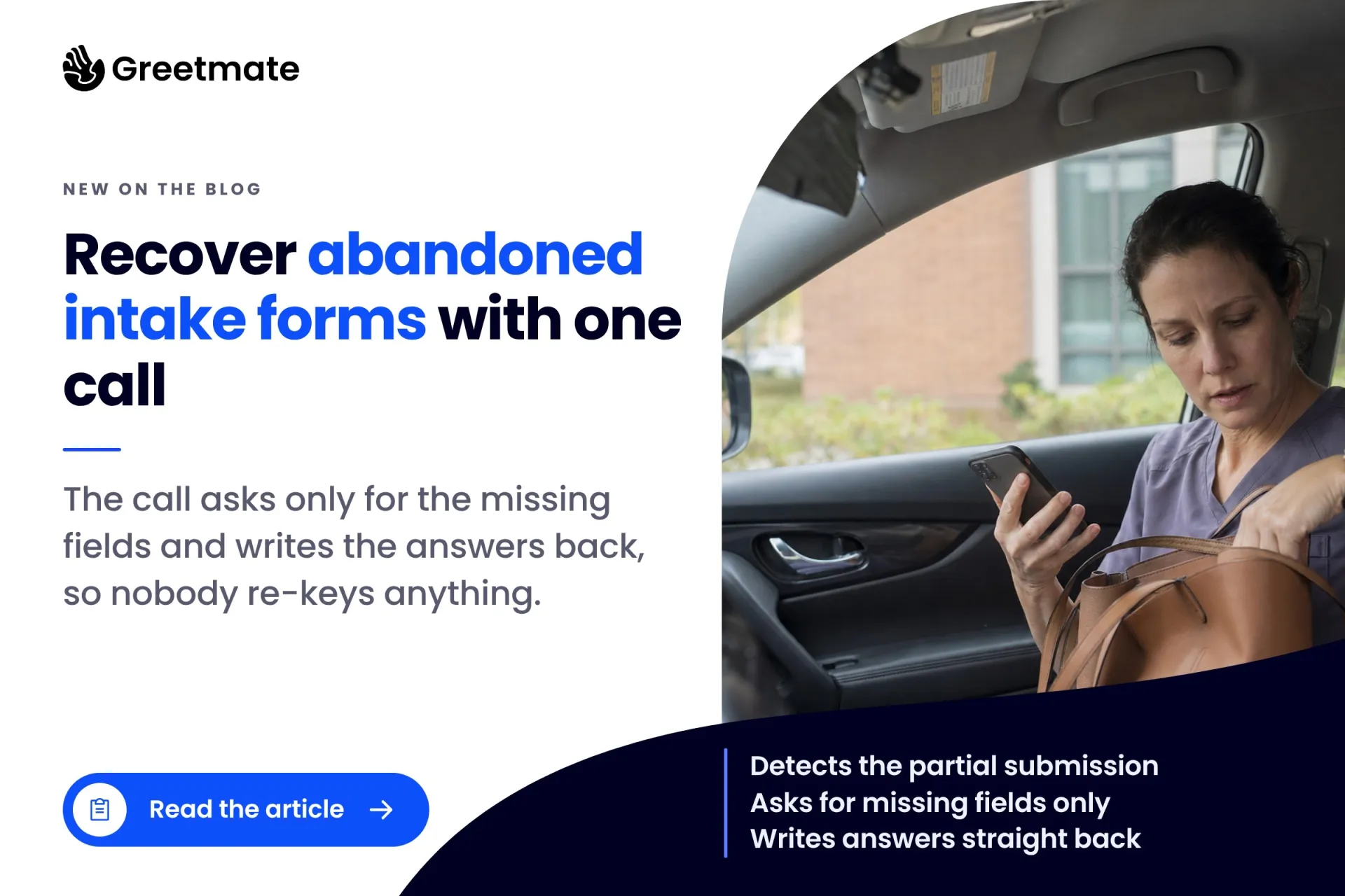 Blog Post Image for How to auto-call patients who abandon their intake form