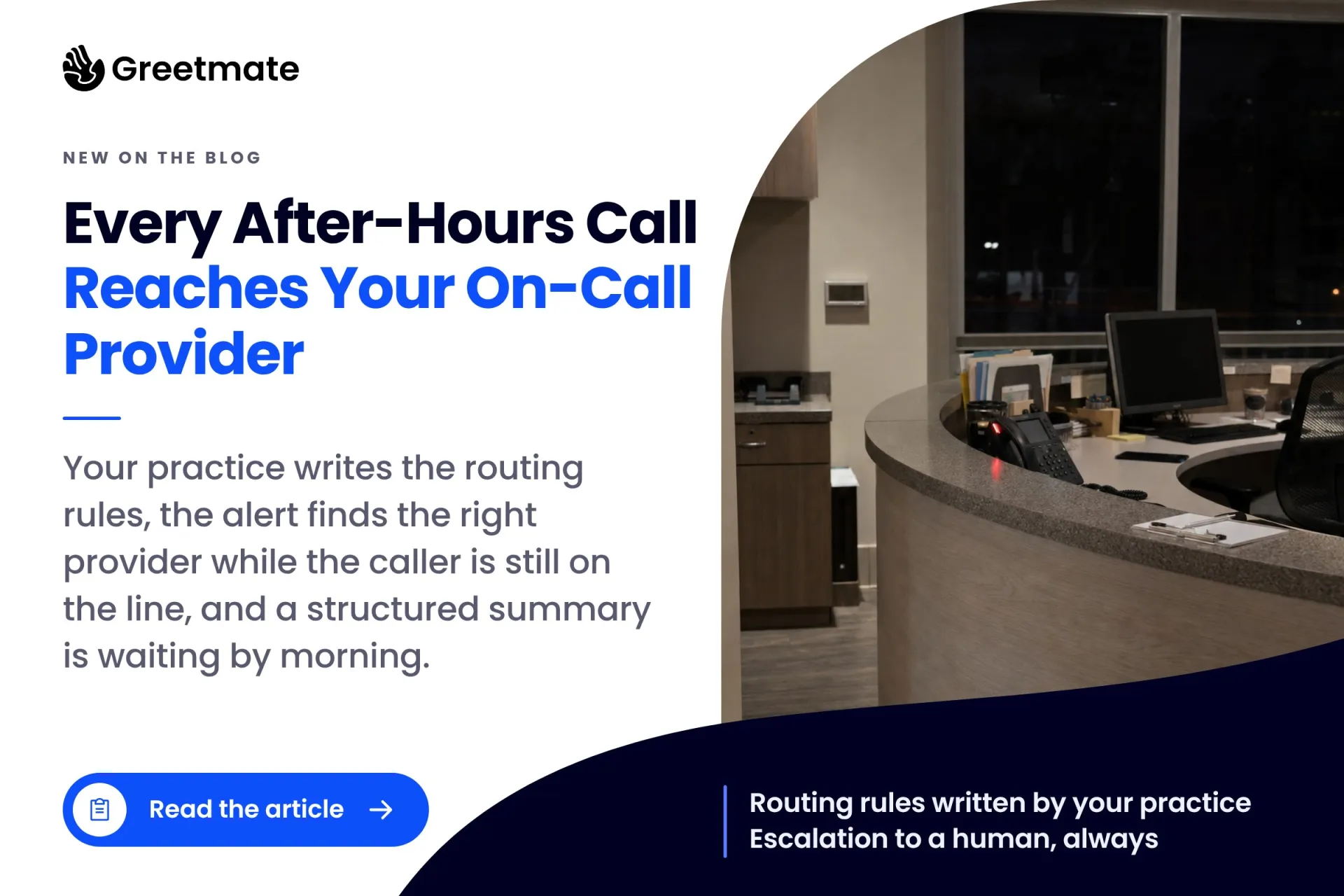 Blog Post Image for After Hours Triage: How a Call Reaches Your On-Call Provider