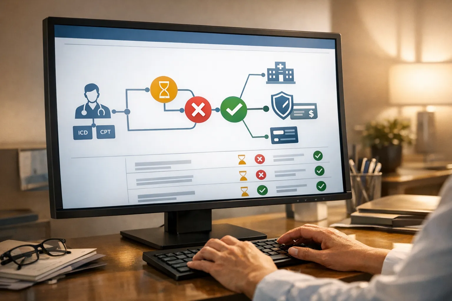 AI-driven prior authorization workflow for pain management procedures