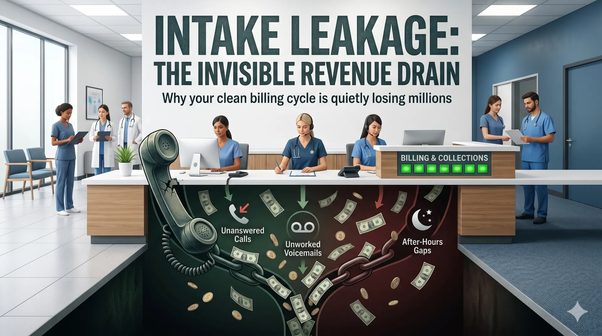 Blog Post Image for The Hidden Cost of Intake Leakage in Healthcare Practices