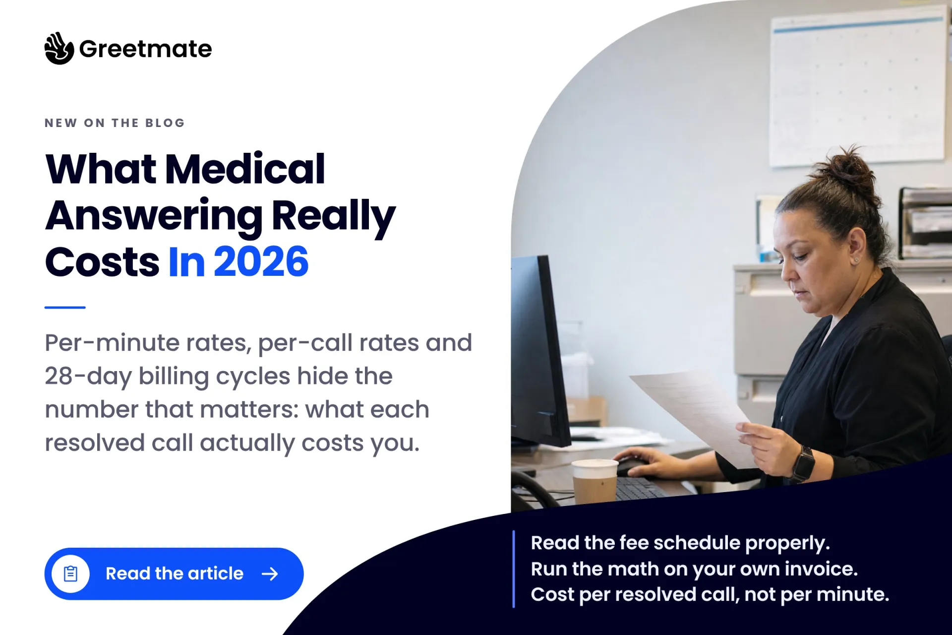 Medical answering service cost in 2026, and the math most quotes hide