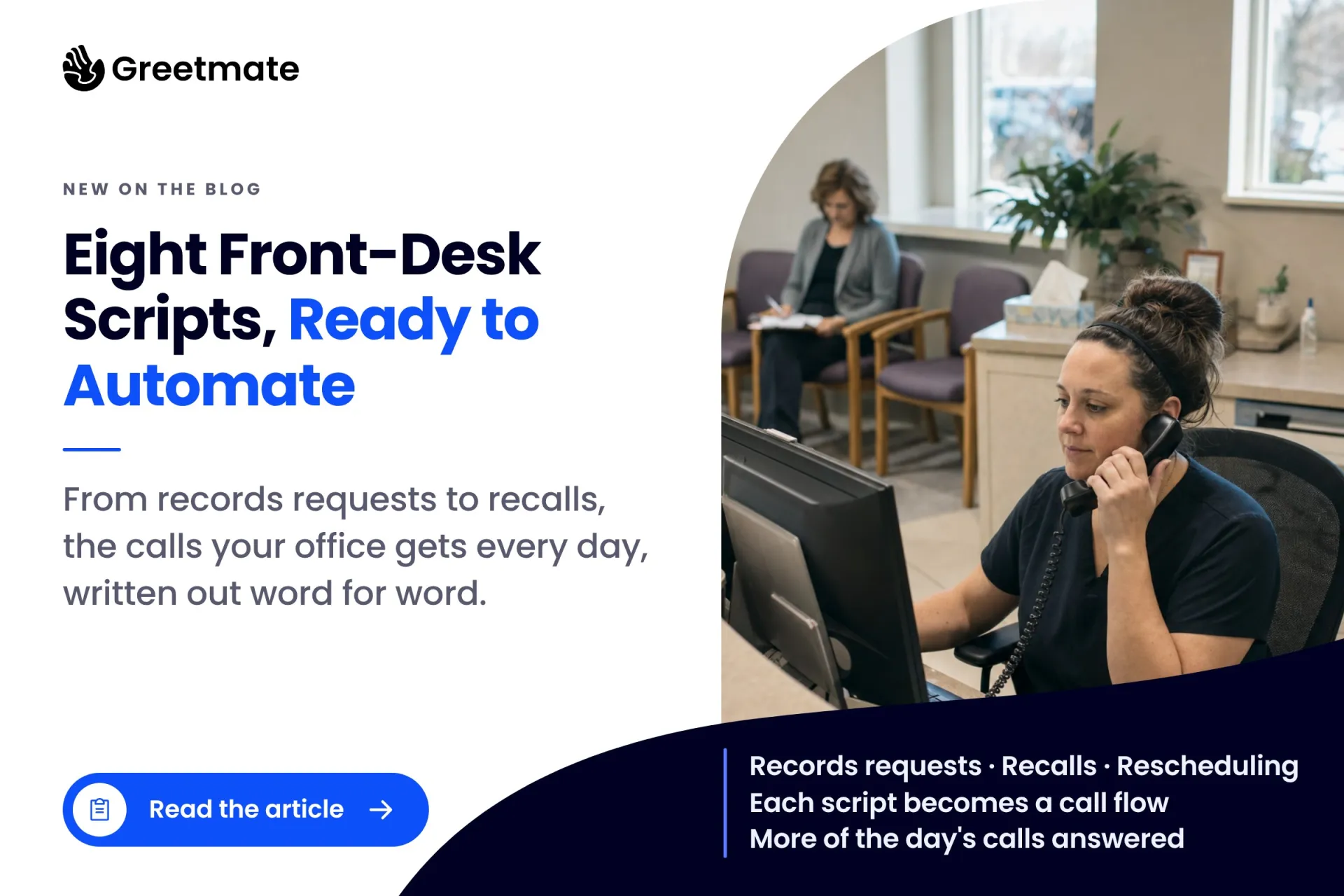 Blog Post Image for Medical office phone scripts: 8 templates you can automate