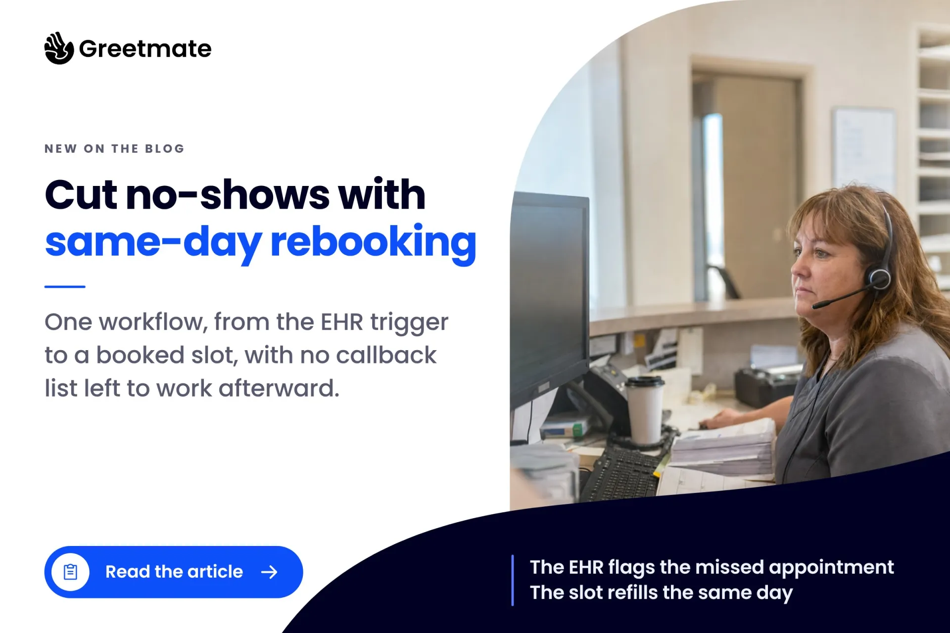 Blog Post Image for How to reduce no-show appointments with same-day rebooking