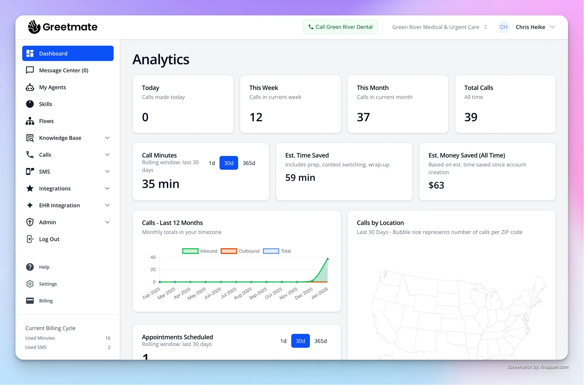Greetmate Platform Screenshot 1